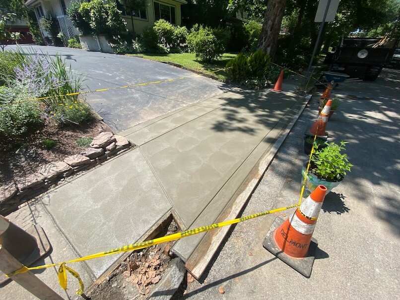 Fixed sidewalk in Delaware County, PA